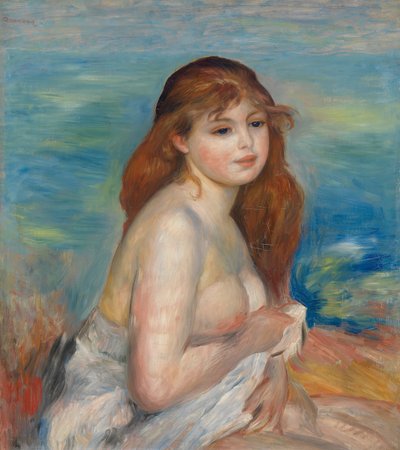 Después del baño de Pierre Auguste Renoir